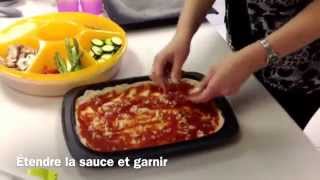 Recette Tupperware facile et rapide de PIZZA MAISON [upl. by Sukhum]