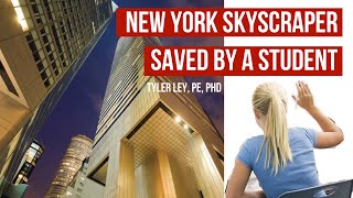 Citicorp Center  NYC skyscraper saved by a student’s question [upl. by Ecneitap]