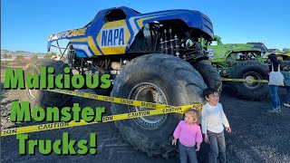 Malicious Monster Truck Show  Petaluma Speedway [upl. by Saxena]