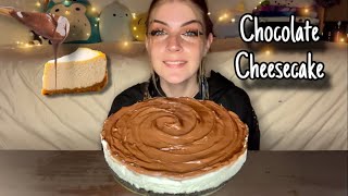 HAZELNUT CHEESECAKE MUKBANG Vegan No Talking [upl. by Chipman]