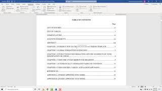 Thesis and Dissertation Formatting Tutorial 1 An Overview of the Preliminary Pages [upl. by Joanie37]