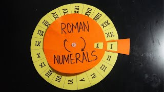 Roman Numericals working model  Maths Project Maths Working Model Maths tlm Maths Model [upl. by Blount431]