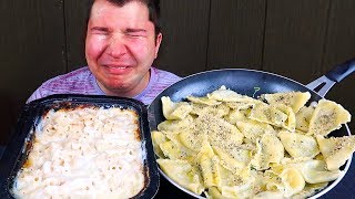 Alfredo Pasta amp Ravioli • MUKBANG [upl. by Sayed809]