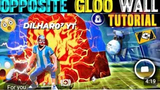 opposite Gloo wall Trick on mobile kaise😱😱 the wall full video free fire ka [upl. by Vincenty]