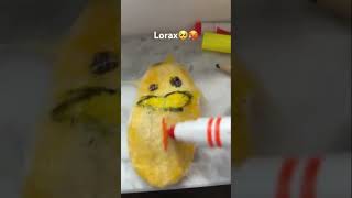 Making a lorax out of a mango pit 🥵 dance preppygrwm shorts [upl. by Akemehc]