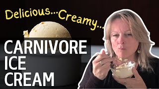 Easy Carnivore Ice Cream Recipe  Just 3 Ingredients [upl. by Aihtenak]