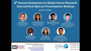 8th Annual Symposium on Global Cancer Research Selected Oral Abstract Presentations [upl. by Maillij]