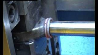 Friction Welding Holland Induction hardened material [upl. by Kerek]