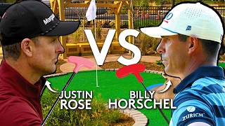 Tour Pros Play Mini Golf  Rose vs Horschel [upl. by Ferde498]