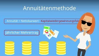 Annuitätenmethode  Dynamische Investitionsverfahren einfach erklärt [upl. by Wilmar943]