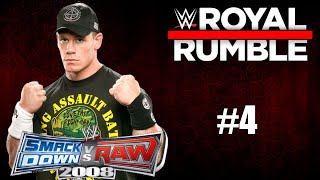 Smackdown vs Raw 2008 PS2  Royal Rumble Match [upl. by Annahaj620]