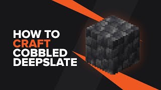 How to make Cobbled Deepslate in Minecraft [upl. by Enyalaj]