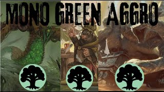 MTG Arena Standard Mono Green Aggro Counters Deck [upl. by Hambley]