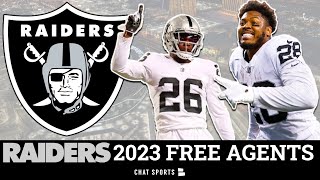 Raiders 2023 Free Agents All 26 Las Vegas Raiders About To Hit NFL Free Agency Ft Josh Jacobs [upl. by Akimad]