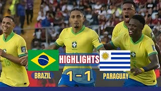 Federico Valverde Goal  Brazil vs Uruguay 11 Highlights  2026 FIFA World Cup CONMEBOL [upl. by Alleram632]