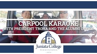 Carpool Karaoke with the Alumni Office  2016 Holiday Video  Juniata College [upl. by Yetta]