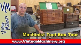 Machinist Tool Boxes A Tour of Boxes Saved from the Scrapper [upl. by Roos]