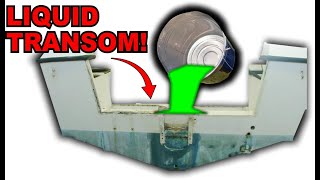 Replacing A Boat Transom  Grady White Restoration Project [upl. by Nilek]