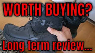 Under Armour Micro G Valsetz Tactical Boots long term review [upl. by Richard]