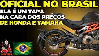 OFICIAL no Brasil essa 400 é um Tapa na Cara dos Preços altos de Honda e Yamaha [upl. by Halimeda]