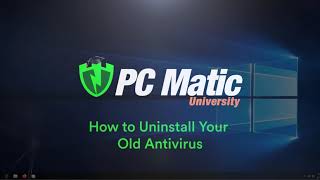 How to Uninstall Your Old Antivirus Software [upl. by Eiduj]