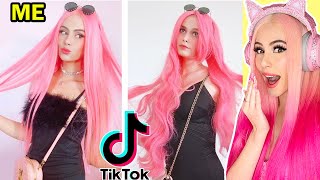 Reacting To My Best Friend Recreating My CRINGY TIKTOKS Embarrassing [upl. by Assilym]