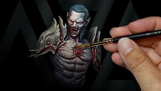 How a 2 SLAYER SWORDS winner paints a VAMPIRE bust  Francesco Farabi [upl. by Signe]