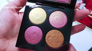 Pat McGrath Blitz Astral Eyeshadow Quad Ritualistic Rose  Review amp Swatches [upl. by Bessy]