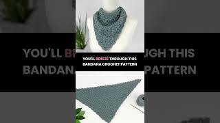 Get hooked on this stylish crochet bandana [upl. by Claire]