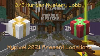 2021 ALL PRESENT LOCATIONS IN MURDER MYSTERY LOBBY 33 Hypixel Murder Mystery Lobby Quest [upl. by Sharona]