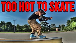 Struggling To Skate Through The Heat Top Acids Switch Ups  Razor SL Aggressive Inline Skate Vlog [upl. by Bonner]