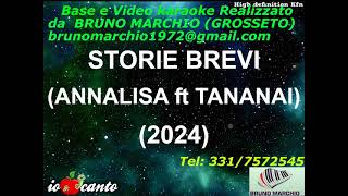 KARAOKE STORIE BREVI DEMO  ANNALISA ft TANANAI [upl. by Savdeep]