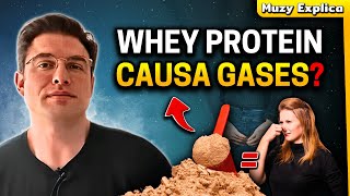 WHEY PROTEIN CAUSA GASES  Muzy Explica [upl. by Basilius]