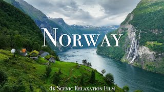 Norway 4K  Scenic Relaxation Film With Inspiring Music [upl. by Sup]