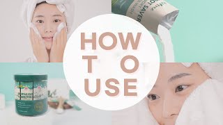 ENG HOW TO USE  Spot Saver Mugwort Powder Wash [upl. by Rufus]