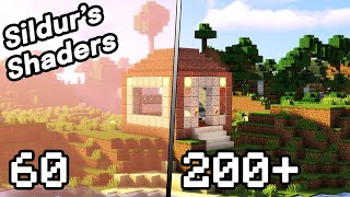 How to Increase FPS in Minecraft With Sildurs Shaders and Optifine For Low End PCs [upl. by Glori]