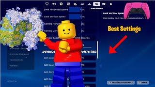 NEW Best Aim Sensitivity for Chapter 5 Season 1  Fortnite Controller Settings XBOXPS4PS5PC [upl. by Nath317]