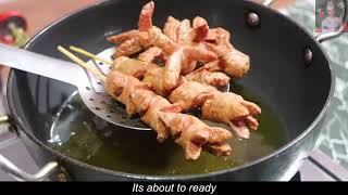 How to fry sausage at homeStreet FoodEasy recipesNepali cooking [upl. by Yrkcaz]