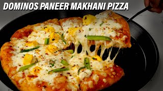 Dominos Paneer Makhani Pizza Recipe  सीक्रेट तरीका बाज़ार वाला पिज़्ज़ा का  cookingshooking [upl. by Benedict]