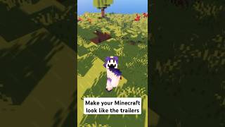 How to make your Minecraft look like the Trailers Easy StepbyStep Guide minecraft [upl. by Annayoj]