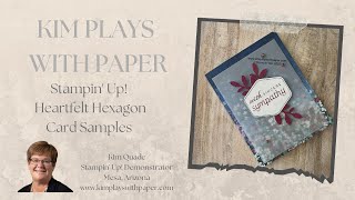 Heartfelt Hexagon Card Samples [upl. by Ciri]