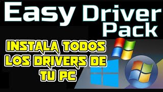 Easy Driver Pack 32 y 64 Bits Win 7 [upl. by Noyahs]