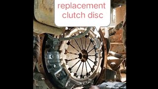 Replacement clutch disc truck HINO DUTRO mechanic replacement truck hinodutro [upl. by Marchak965]