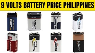 9 Volts Battery Price Philippines  Alkaline Battery Prices  RS PRO Energizer Duracell Eveready [upl. by Conan]