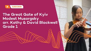 The Great Gate of Kyiv Modest Musorgsky arr Kathy and David Blackwell  Grade 1  Viola Mix [upl. by Huntington]