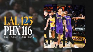 Lakers Comeback Win vs Suns  Full Highlights [upl. by Naam]