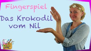 Fingerspiele Tiere  Das Krokodil vom Nil  Kinderzone Rumpelkiste [upl. by Yllaw577]