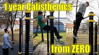 My REAL 1 year Calisthenics transformation Starting from ZERO [upl. by Carmelina]