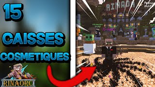 RINAORC  OUVERTURE 15 CAISSES COSMETIQUES  code promo live bedwars [upl. by Oleta]