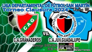 240901 TLDFSM Clausura 2024  CAGranaderos vs CAJuventud Guadalupe [upl. by Sevart]